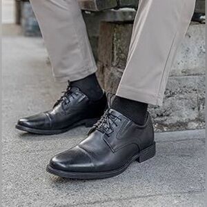 David & Cob Men Dress Shoes Black Color Size 8 1/2